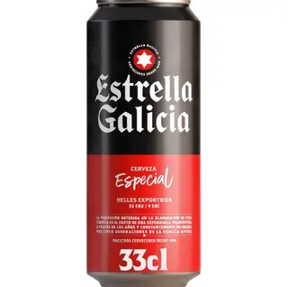 Cerveza Estrella Galicia (330 Ml.)