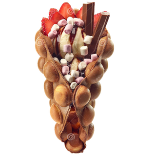 Bubble Waffle Gofre De Azúcar