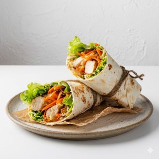 Menú Wrap De Tiras De Pollo