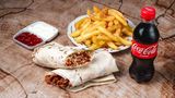 2 Kebab Fahita + 1 Cartofi pai + 2 Băuturi la alegere