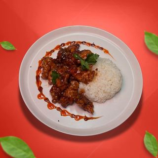 Курица в кунжутном соусе