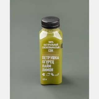 Фреш Петрушка, огурец, лайм, лимон 0.3
