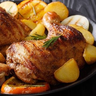 Muslo De Pollo Al Horno