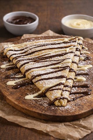 Crèpes Nutella e Cioccolato Bianco