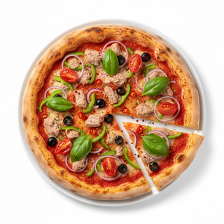 Tuna pizza