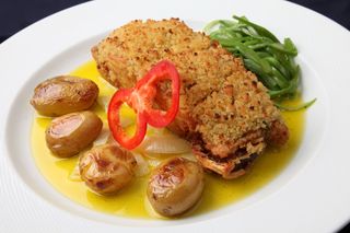 Bacalhau com Broa Meia Dose