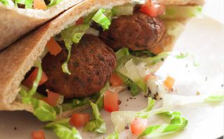 Pita falafel