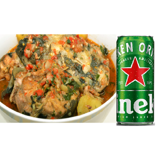 Catfish Peppersoup + Beer