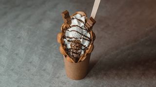 Ferrero heart waffle