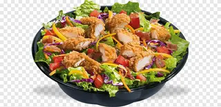 Ensalada de pollo  crujiente