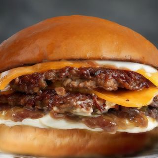 Cream Cheese Smash Burger