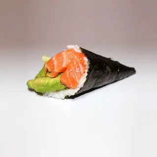 Temaki de salmón (1 ud.)