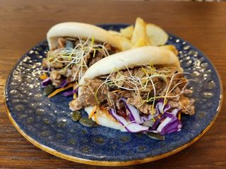 Bao de pulled pork vegano (2 uds)
