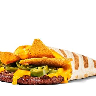 Cheesy Nachos Beef Wrap