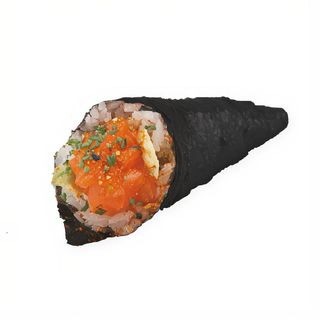 Temaki Salmón Picante (1 Pza.)