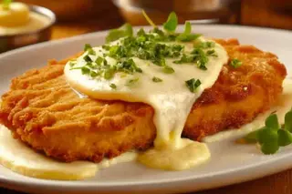 Milanesa de queso azul