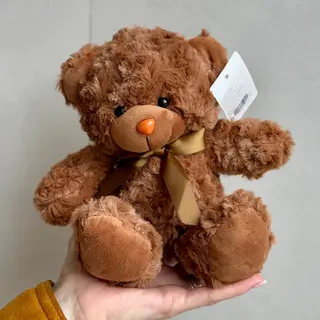 М'яка іграшка коричневий ведмедик