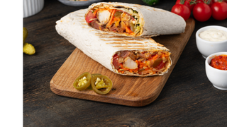 Rollo Kebab Tortilla samo mięso - Średni
