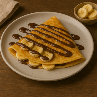 Crepe de Plátano y Chocolate