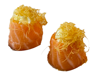 86. Nigiri amaebi gamberi rosso