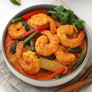 Thai Red Curry Prawns