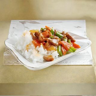 Šnite slanine sa lukom i pirinčem—K