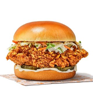 Coleslaw Chicken Sandwich