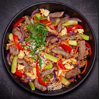 Рис зі свининою (310г)