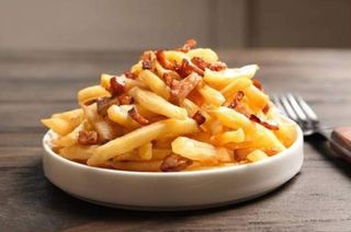 Batatas fritas com Bacon