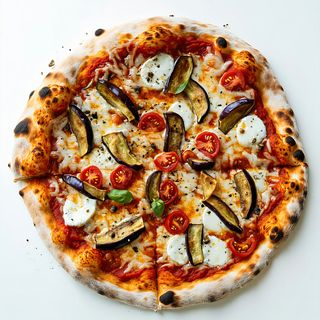 Melanzane e provola tonda