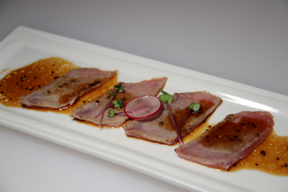 Carpaccio tonno scottato