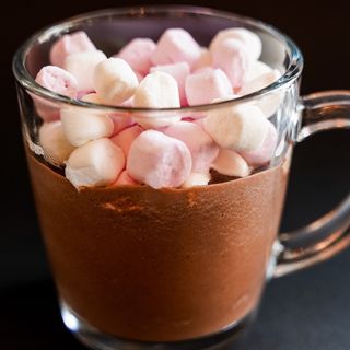 Hot black chocolate premium
