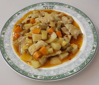 Porco com Molho Picante