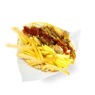 Kebab amerykański na grubym  - duży 