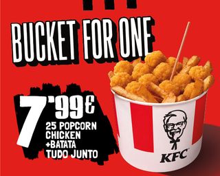 Bucket For One 25 PopCorn Chicken 