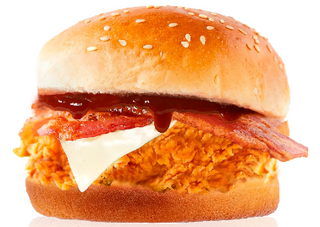 HFC BBQ Cheese Bakon Burger
