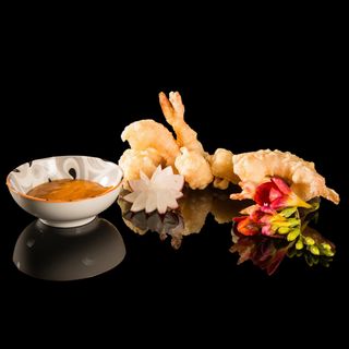 56. Gamberoni al curry tailandese