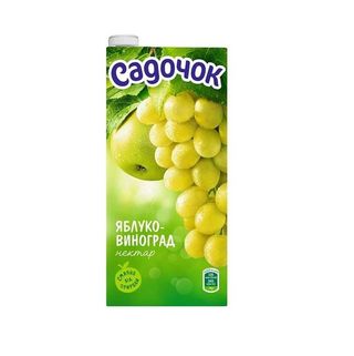 Сік садочок Яблоко-Виноград 0.950г
