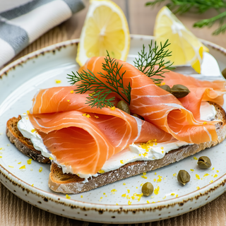 Toast Saumon Oeuf De Lump