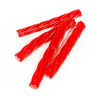 Regaliz torcida rellena Jelly fresa (5 uds.)