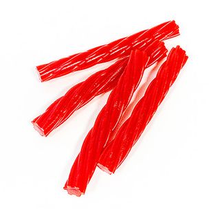 Regaliz torcida rellena Jelly fresa (5 uds.)