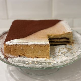 Fetta tiramisù al forno