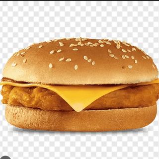 Menu humburguesa de pollo Simple