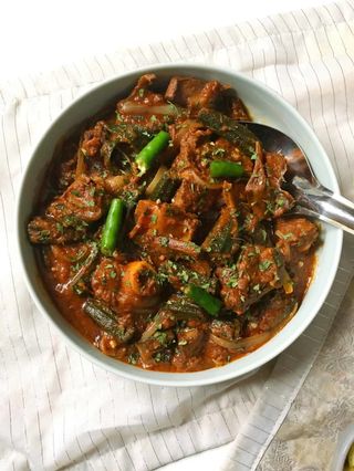 Mutton Bhindi