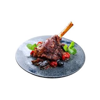 Xai a la brasa amb guarnició