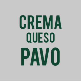 Crema De Queso Y Pavo