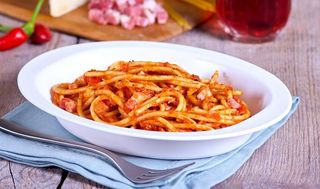 SPAGHETTI ALL'AMATRICIANA 300 g (15326)