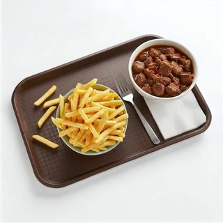 Chips + A Plate Of Kidney