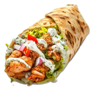 Wrap Rustic Chicken & Fries