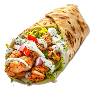 Wrap Rustic Chicken & Fries